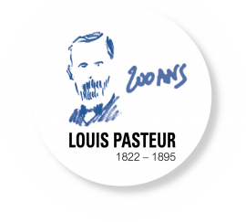 Label du bicentenaire de la naissance de Louis Pasteur